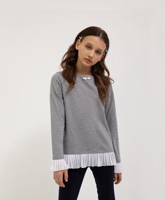 Футболка cерая с длинным рукавом Gulliver