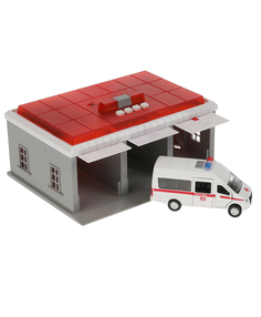 Технопарк Игрушка "Медицинский пункт" с gazel Next, 22 см, со светом и звуком