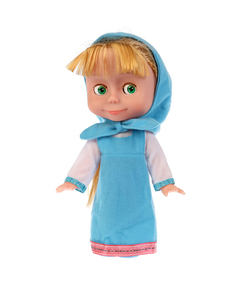 Карапуз Кукла &quot;Маша в голубом платье&quot;, 25 см, 3 стиха и песенка
