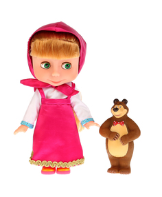 Карапуз Кукла &quot;Маша с мишкой. Маша и медведь&quot;, 25 см
