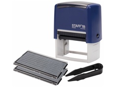 Штамп самонаборный 7-строчный Staff оттиск 60x35mm Printer 8028 237429