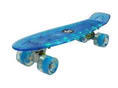 Скейт DS 22 LED Blue D.S