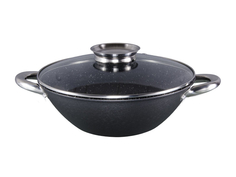 Сковорода Webber 32cm 5.6L Black Marble BE-905/32