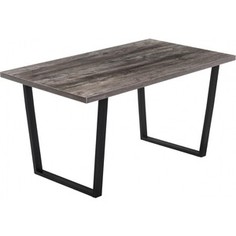 Стол Woodville Эльпатия 130 дуб рошелье/черный матовый