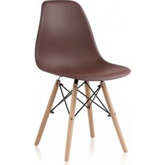 Пластиковый стул Woodville Eames PC-015 brown