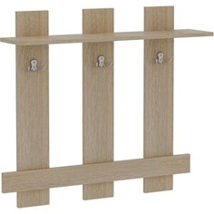 Вешалка в прихожую Мастер Уно-65 дуб сонома МСТ-УВШ-65-ДС-16