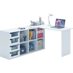 Стол угловой Мастер Прайм-73 белый СТЛ-Прайм-73-БТ