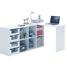 Стол угловой Мастер Прайм-51 белый СТЛ-Прайм-51-БТ