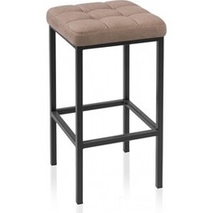 Барный стул Woodville Лофт ткань канди мокко/черный матовый