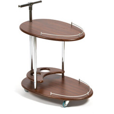 Стол сервировочный TetChair Fairport МДФ/металл орех