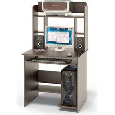 Стол компьютерный СОКОЛ КСТ-01.1+КН12 венге