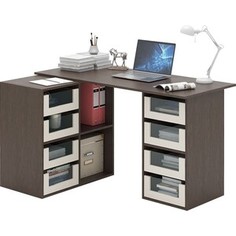 Стол угловой Мастер Прайм-77 венге/дуб молочный СТЛ-Прайм-77-ВД