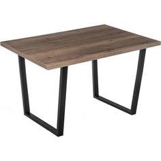 Стол Woodville Эльпатия 110 дуб велингтон/черный матовый