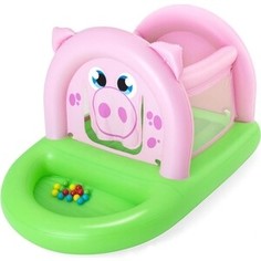 Игровой центр-батут Bestway 52345 BW 239х162х137см Свинка с мячами (15шт), до 55кг, 3-6 лет