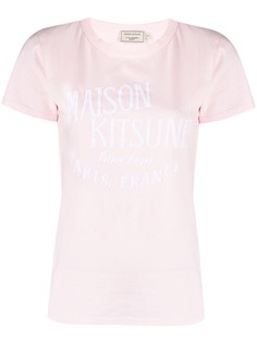 Maison Kitsuné футболка с логотипом