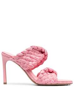 Bottega Veneta мюли The Curve с плетением Intrecciato