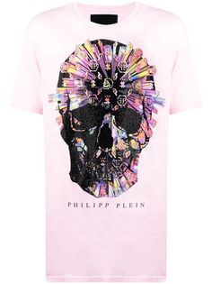 Philipp Plein футболка SS Colourful Skull