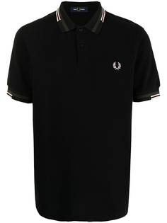 FRED PERRY рубашка поло с вышитым логотипом