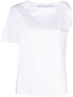 Erika Cavallini футболка с асимметричными рукавами