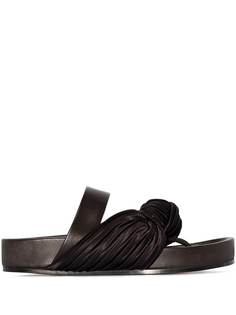 Jil Sander сандалии с узлом