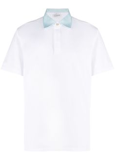 LANVIN рубашка поло с вышитым логотипом