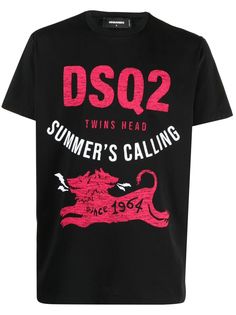 Dsquared2 футболка с графичным принтом