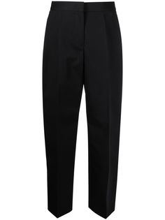 Jil Sander укороченные брюки строгого кроя