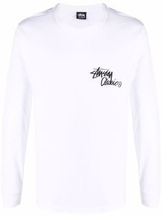 Stussy футболка с длинными рукавами и принтом A Go-Go