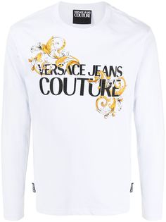 Versace Jeans Couture футболка с длинными рукавами и логотипом