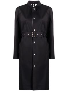 Jil Sander пальто длины миди с поясом