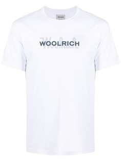 Woolrich футболка с логотипом