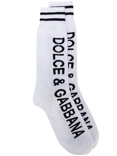Dolce & Gabbana носки с принтом-логотипом