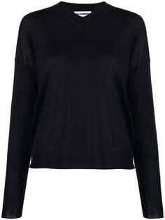 Jil Sander джемпер с V-образным вырезом