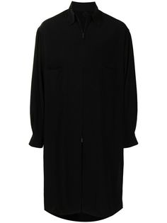 Yohji Yamamoto рубашка оверсайз на молнии