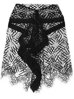 Michelle Mason кружевная мини-юбка