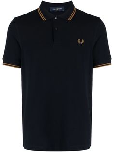 FRED PERRY рубашка поло с контрастной окантовкой