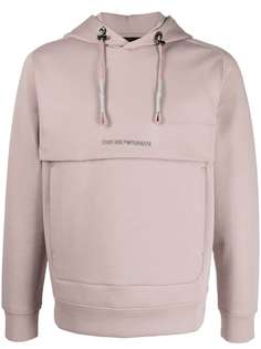 Emporio Armani худи с потайным карманом и логотипом