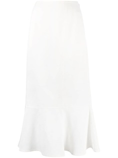 Jil Sander юбка миди с оборками