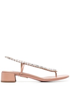Aquazzura босоножки с кристаллами