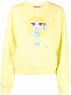Chiara Ferragni толстовка CF с круглым вырезом