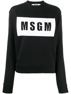 MSGM толстовка с контрастным логотипом