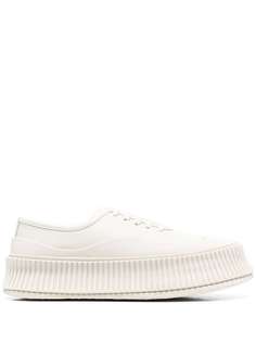 Jil Sander кроссовки на рифленой подошве