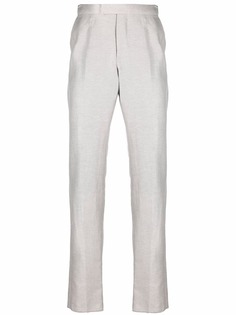 Ermenegildo Zegna узкие брюки строгого кроя