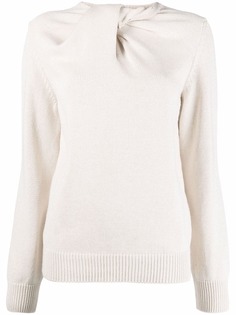 Jil Sander джемпер с перекрученной деталью