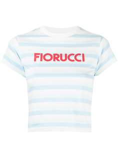 Fiorucci полосатая футболка с логотипом