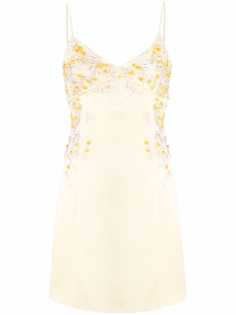 Blumarine платье мини с вышивкой