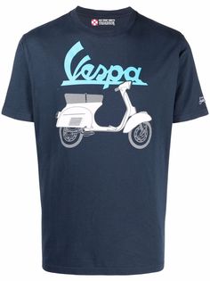 Mc2 Saint Barth футболка с принтом Vespa