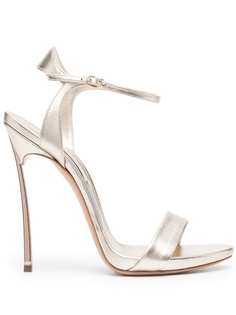 Casadei босоножки Flash с эффектом металлик