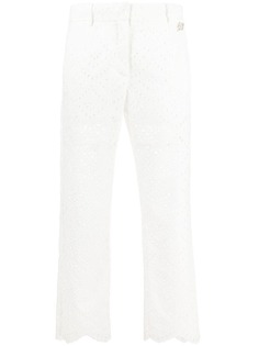 Blumarine брюки с английской вышивкой