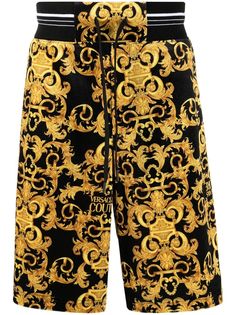 Versace Jeans Couture спортивные шорты с принтом Baroque